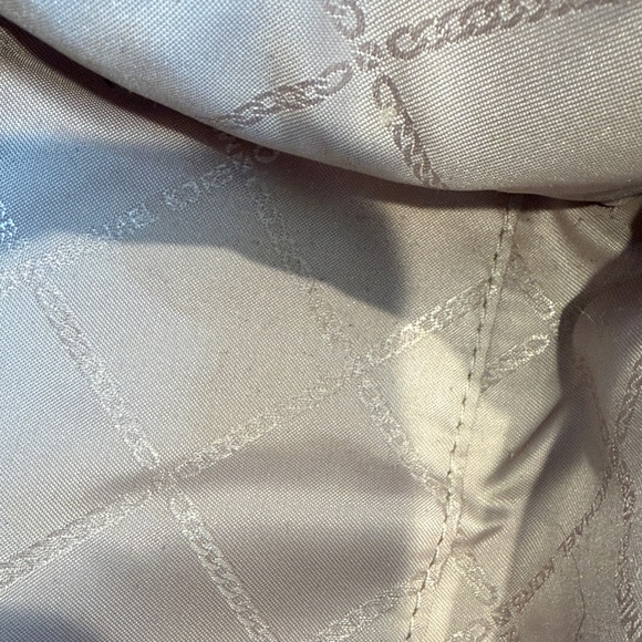 Michael Kors Carmen Medium Color-Block Saffiano Leather Blush Belted Satchel - Picture 11 of 12